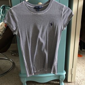 Ralph Lauren navy striped T-shirt
